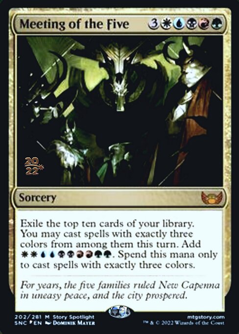 Meeting of the Five - Foil - Prerelease Promo