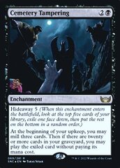 Cemetery Tampering - Foil - Prerelease Promo