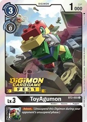 ToyAgumon - BT2-055 - P (Digimon Card Game Fest 2022) - Foil