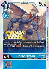 Coredramon - ST8-06 - P (Digimon Card Game Fest 2022) - Foil