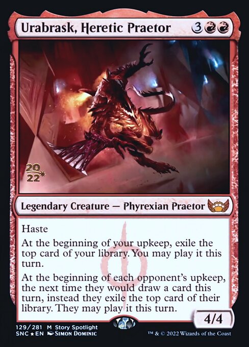 Urabrask, Heretic Praetor - Foil - Prerelease Promo