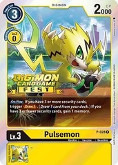 Pulsemon - P-028 - P (Digimon Card Game Fest 2022) - Foil