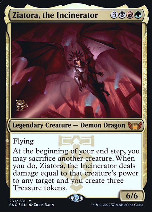 Ziatora, the Incinerator - Prerelease Foil