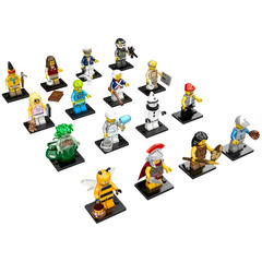 LEGO Collectable Minifigures Series 10 - Complete (except Mr. Gold) Set 71001-17