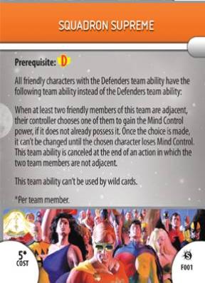 - #F001 Squadron Supreme
