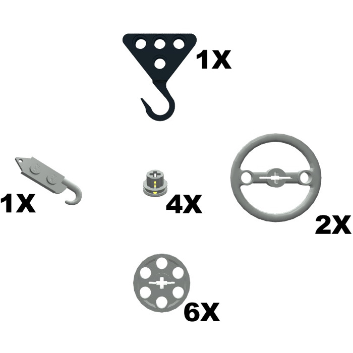 LEGO Assorted Pulleys Set 9939
