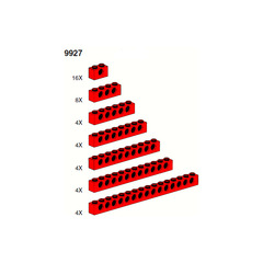 LEGO Red Beams Set 9927