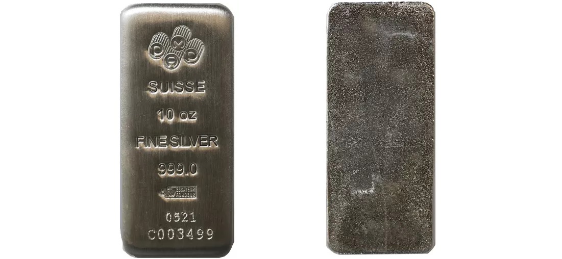 10 oz PAMP Suisse Silver Bar