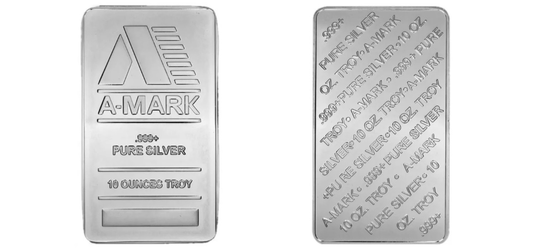 10 oz A-Mark Silver Bar