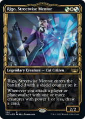 Rigo, Streetwise Mentor (394) (Showcase) - Gilded Foil