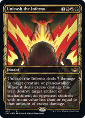 Unleash the Inferno (402) (Showcase) - Gilded Foil