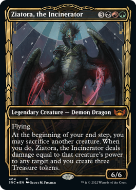 Ziatora, the Incinerator - Gilded Foil