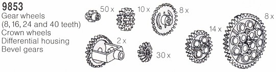 LEGO Gears Set 9853