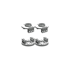 LEGO Large Turntables Set 9876