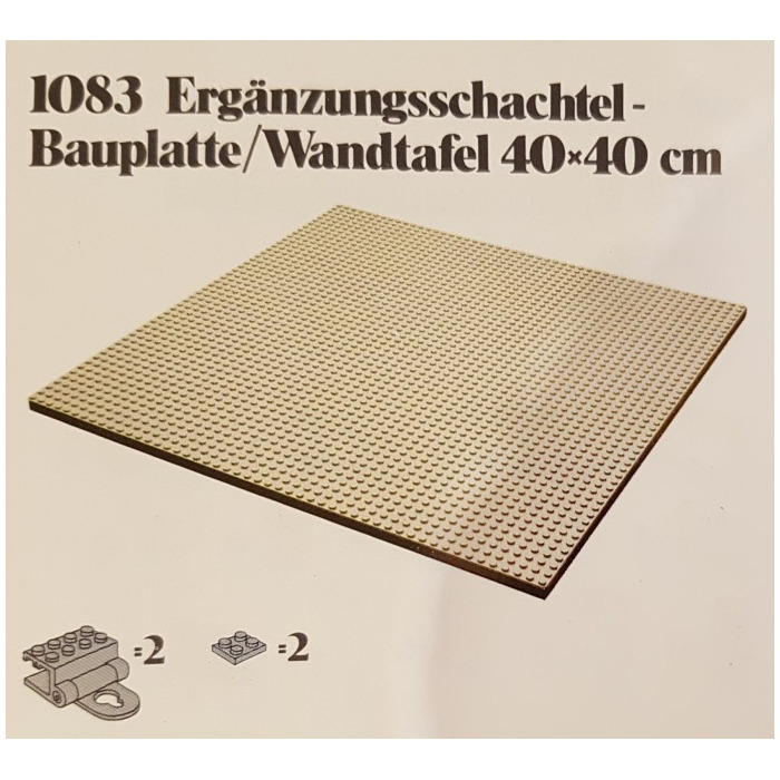 LEGO 50 x 50 Gray Baseplate Set 1083-2