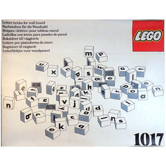 LEGO Letter Bricks for Wall Board Set 1017