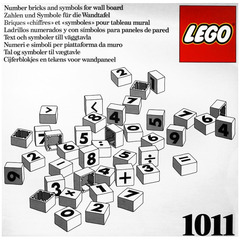 LEGO Number/Symbol Blocks Set 1011