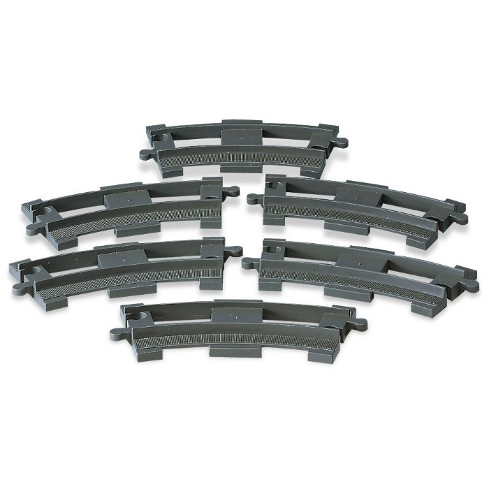 LEGO Curved Rails Set (Dark Gray) 2735-1