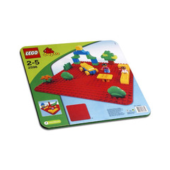 LEGO Large Red Building Plate Set 2598