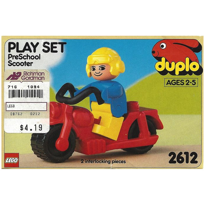 LEGO Motorbike & Rider Set 2612