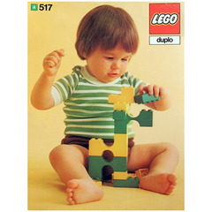 LEGO Bricks, Half Bricks and Arches Set 517-1