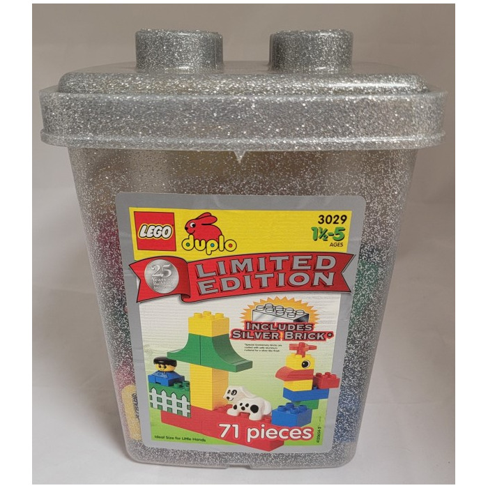 LEGO Limited Edition Silver Duplo Bucket Set 3029