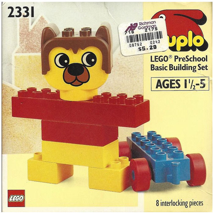 LEGO Barney, The Skateboard Bear Set 2331