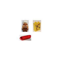 LEGO Big Chief Brown Bear and Canoe Set 2431