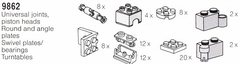 LEGO Special Technic Parts Set 9862