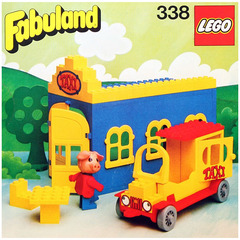 LEGO Blondi the Pig and Taxi Station Set 338-2