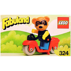 LEGO Ricky Racoon on his Scooter Set 324-1