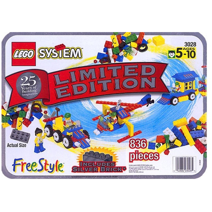 LEGO Limited Edition Silver Freestyle Tub Set 3028