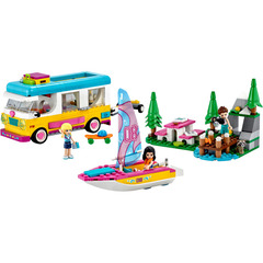 LEGO Forest Camper Van and Sailboat Set 41681