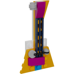LEGO Friends Advent Calendar Set 41353-1 Subset Day 2 - Tree Ornament 'Electric Guitar'