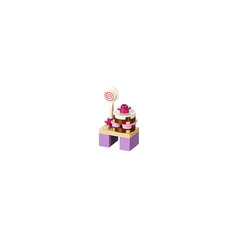 LEGO Friends Advent Calendar Set 41102-1 Subset Day 16 - Table with Sweets