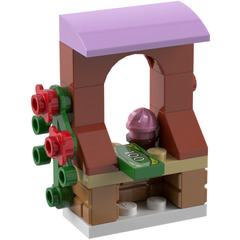 LEGO Friends Advent Calendar Set 41102-1 Subset Day 13 - Stand with Cupcake
