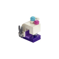 LEGO Friends Advent Calendar Set 41382-1 Subset Day 22 - Sewing Machine Tree Ornament
