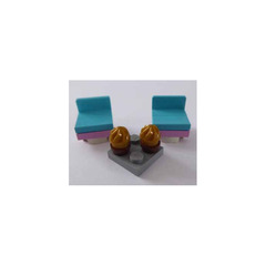 LEGO Friends Advent Calendar Set 41131-1 Subset Day 13 - Table, Chairs and Cupcakes
