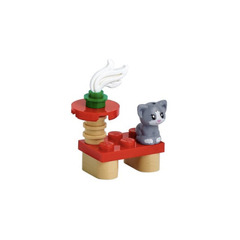 LEGO Friends Advent Calendar Set 41690-1 Subset Day 15 - Table and Cat