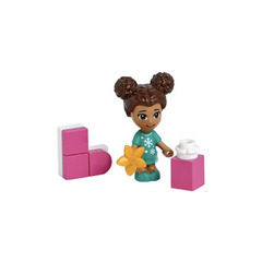 LEGO Friends Advent Calendar Set 41690-1 Subset Day 13 - Andrea, Stocking, and Package
