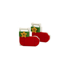 LEGO Friends Advent Calendar Set 41382-1 Subset Day 10 - Two Christmas Socks Tree Ornament