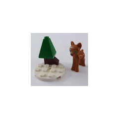 LEGO Friends Advent Calendar Set 41040-1 Subset Day 4 - Deer and Tree