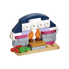 LEGO Friends Advent Calendar Set 41690-1 Subset Day 18 - Hearth / Fireplace
