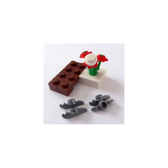 LEGO Friends Advent Calendar 2013 Set 41016-1 Subset Day 16 - Skates with Flower in Snow