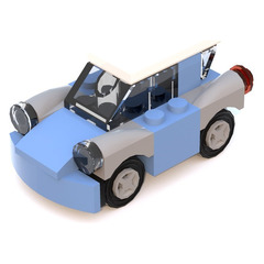 LEGO The Weasley's car Set TRUWEASLEYCAR