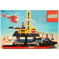 LEGO Offshore Rig with Fuel Tanker Set 373-1