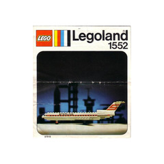 LEGO Sterling Boeing 727 Set 1552-2