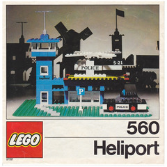LEGO Police Heliport Set 560-2