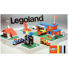 LEGO Town Center Set with Roadways 355-1