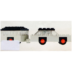 LEGO White Car and Camper Set 623-2